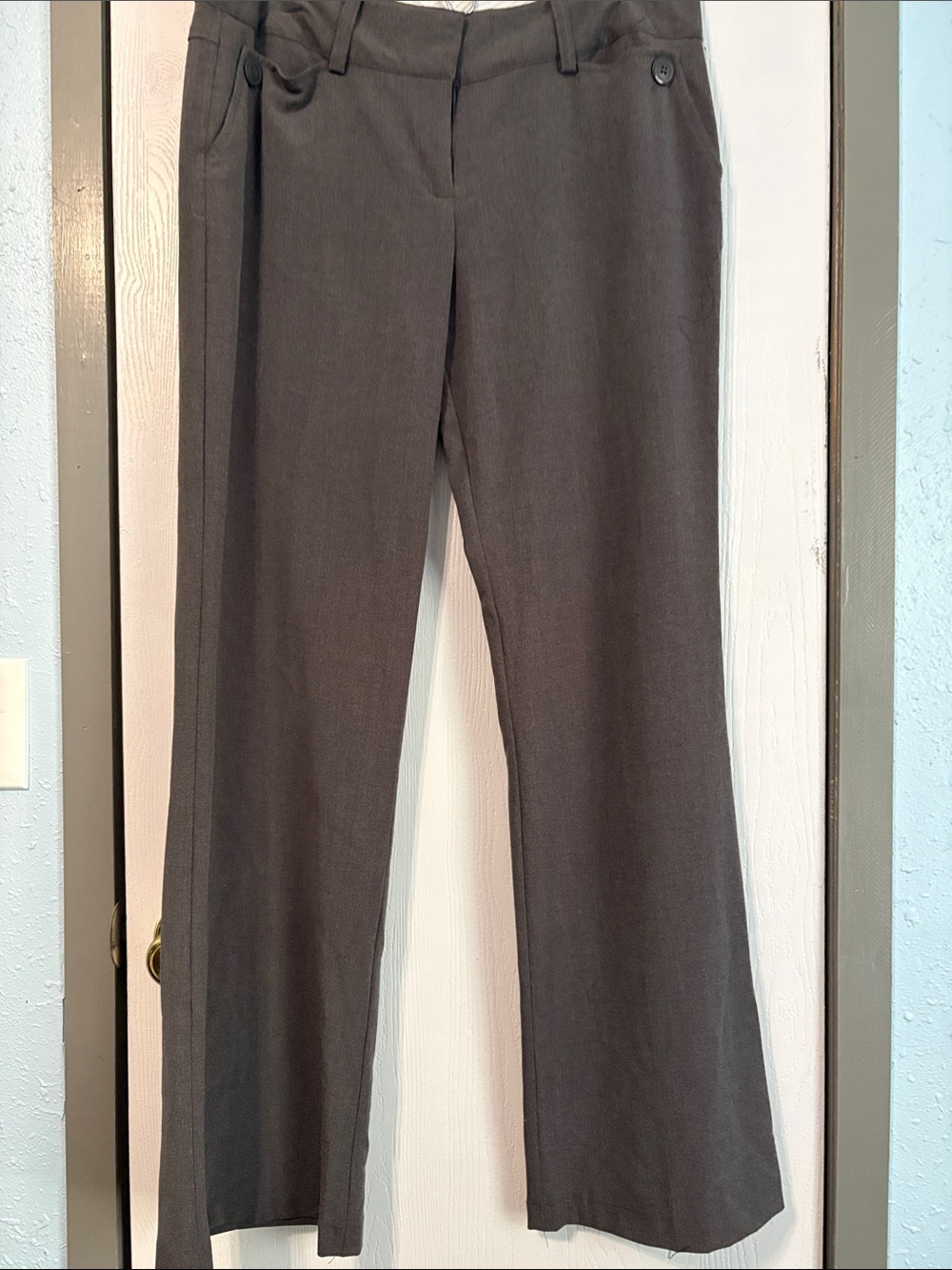 Joe B Women's Boot Cut Pants in Charcoal Gray
